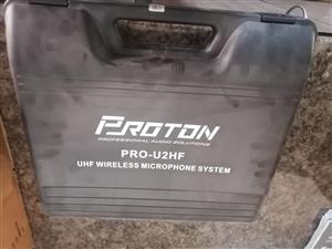 Proton U2HF wireless microphone pair