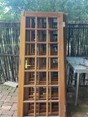 21 Pane Meranti Security Door 