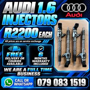 AUDI 1.6 INJECTORS FOR SALE WITH WARRANTY 