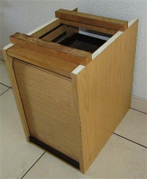 Six Drawer Vertical Under Desk Roller Shutter File Storage Cabinet