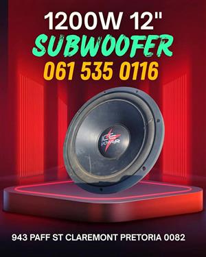 1200W 12" subwoofer for sale 