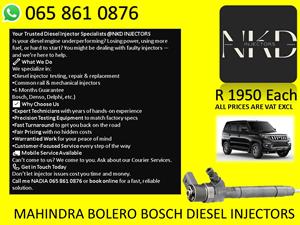 MAHINDRA BOLERO DIESEL INJECTORS FOR SALE ON EXCHANGE 