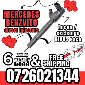 Mercedes Benz Vito diesel injectors for sale