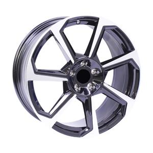 19″ FL28-YF7070 5/112 Black Polished Face Alloy Wheels