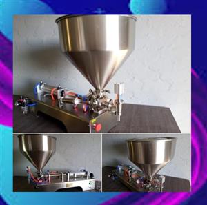 Industrial piston filling machines, multiple sizes, perfect for thick or thin li
