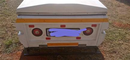 Fiberglass trailer with nose cone