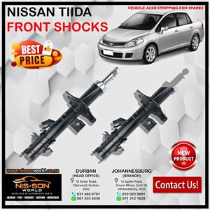 NISSAN TIIDA FRONT SHOCKS