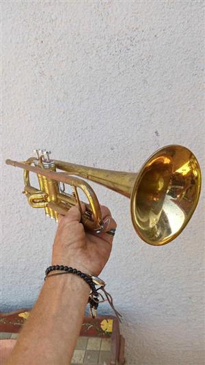 1920,s "58B or Cavalier. Buescher: Model 220.  'peashooter' Trumpet.