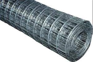 Galvanised Welded Wire Mesh Roll 1.8m x 100mm x100mm aperture x 2mm x 30m incl Vat