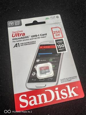 256GB SANDISK ULTRA MEMORY CARD