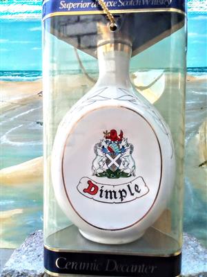 Collector's bottle of Dimple Haig whisky