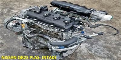 NISSAN X-TRAIL CLASSIC 2.5L COMPLETE QR25 PLASTIC INTAKE USED IMPORTED ENGINE 