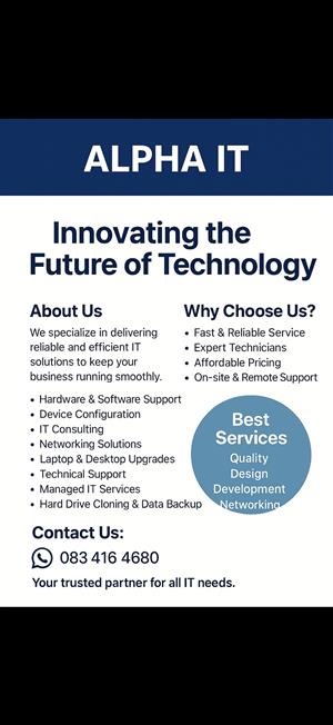 Professional IT Services – Johannesburg Support • Setup • Troubleshooting For ho