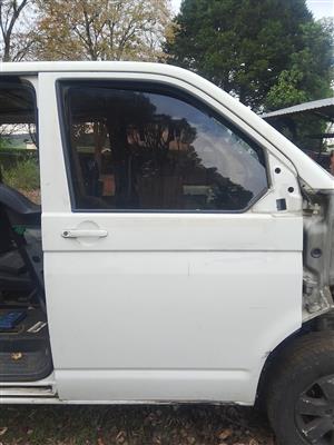 VW Transporter 2008 driver side door with window,handle and locking mechanism
