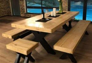 Top quality benches with tables at good prices