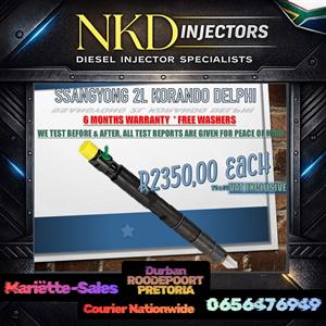 Ssangyong Korando 2l Diesel Injectors