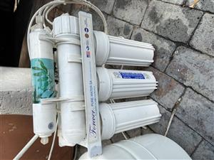 Water filter with reverse osmosis 