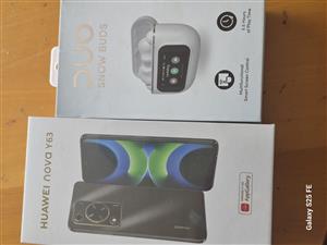 NEW HUAWEI nova Y63 and DUO Snow BUDS