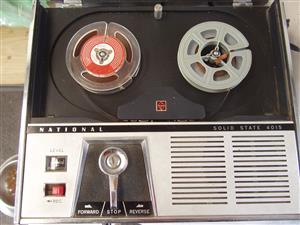 National Solid State Vintage RQ 401S tape recorder- in good condition 