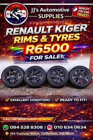 RENAULT KIGER RIMS AND TYRES 
