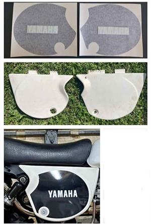 1980 - 82 Yamaha XT 500 side stickers decals sets