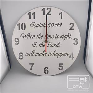 30cm Isaiah 60:22 Wall Clock