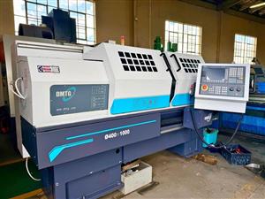 Demo Flatbed CNC lathe