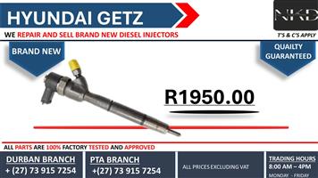 Hyundai Getz Diesel Injectors 