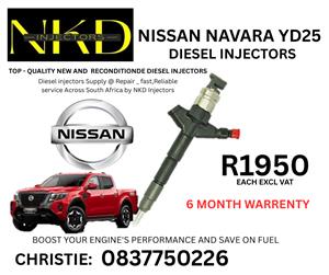 NISSAN NAVARA YD25 DIESEL INJECTORS FOR SALE