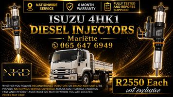 RECONDITION ISUZU 4HK1  DIESEL INJECTORS
