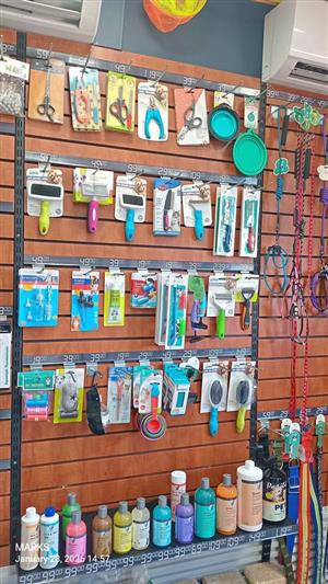Pet grooming products available