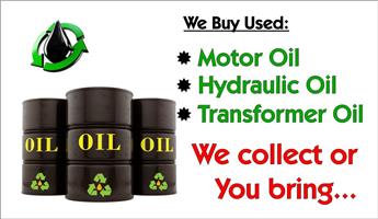 We Buy Used Oil, All types of Oil