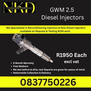 GWM 2.5 DIESEL INJECTORS FOR SALE