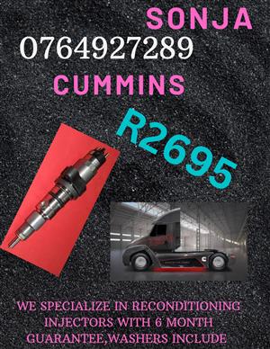 CUMMINS DIESEL INJECTORS  FOR SALE OR RECON  ON EXCHANGE 