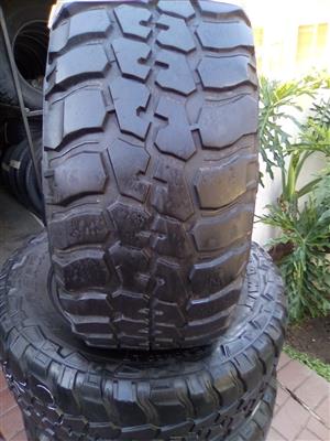 4xFederal mud tyres 35x12.50x20 50% thread