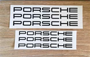 Porsche brake caliper decals stickers