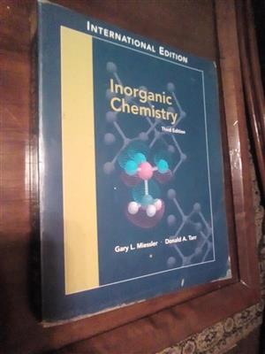 Chemistry Books, Inorganic chemistry, Third edition (Miessler & Tarr)