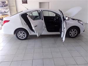 2014 NISSAN Almera 1.5Acenta Auto white color Petrol AUTOMATIC  84000KM 