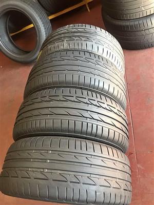 Four 225/50/17 Bridgestone Runflat tyres for sell