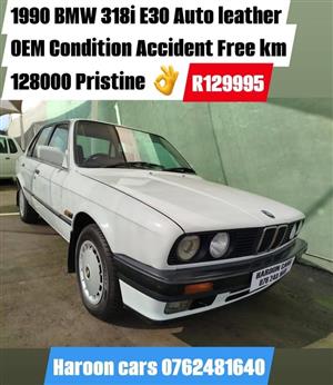 1990 BMW 318i E30 Auto OEM condition accident Free