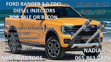 DIESEL INJECTORS FOR SALE FOR FORD RANGER 3.0 TDCI