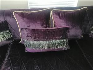 Purple Velvet Custom Lounge Suite 