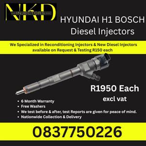 HYUNDAI H1 BOSCH DIESEL INJECTORS FOR SALE