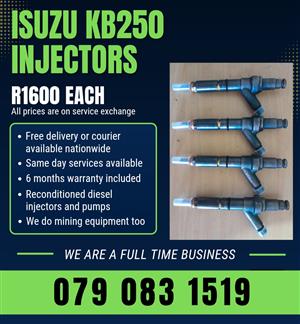 ISUZU KB250 INJECTORS FOR SALE WITH WARRANTY INCLUDED 