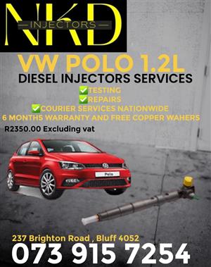 VW POLO 1.2L INJECTORS BLUEMOTION ON SPECIAL