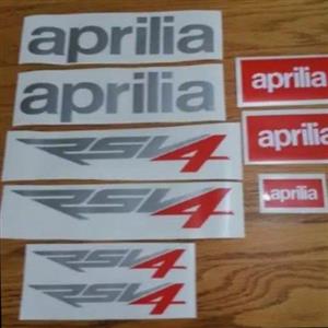 Aprilia RSV4 vinyl cut stickers decals graphics kits