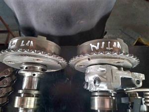 Peugeot 307 10FH engine intake and exhaust vvt pulleys