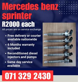 MERCEDES BENZ SPRINTER INJECTORS FOR SALE WITH WARRANTY INCLUDED 