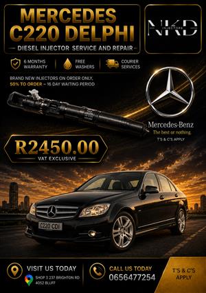 Service_Your_Mercedes_C220_Delphi_Injectors