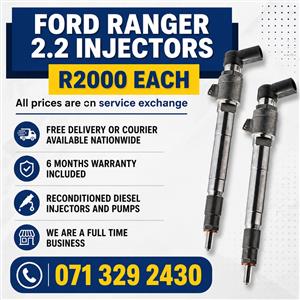 FORD RANGER 2.2 INJECTORS FOR SALE WITH WARRANTY 